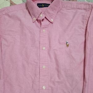 Ralph Lauren Men's Button-Down Shirt in Pink